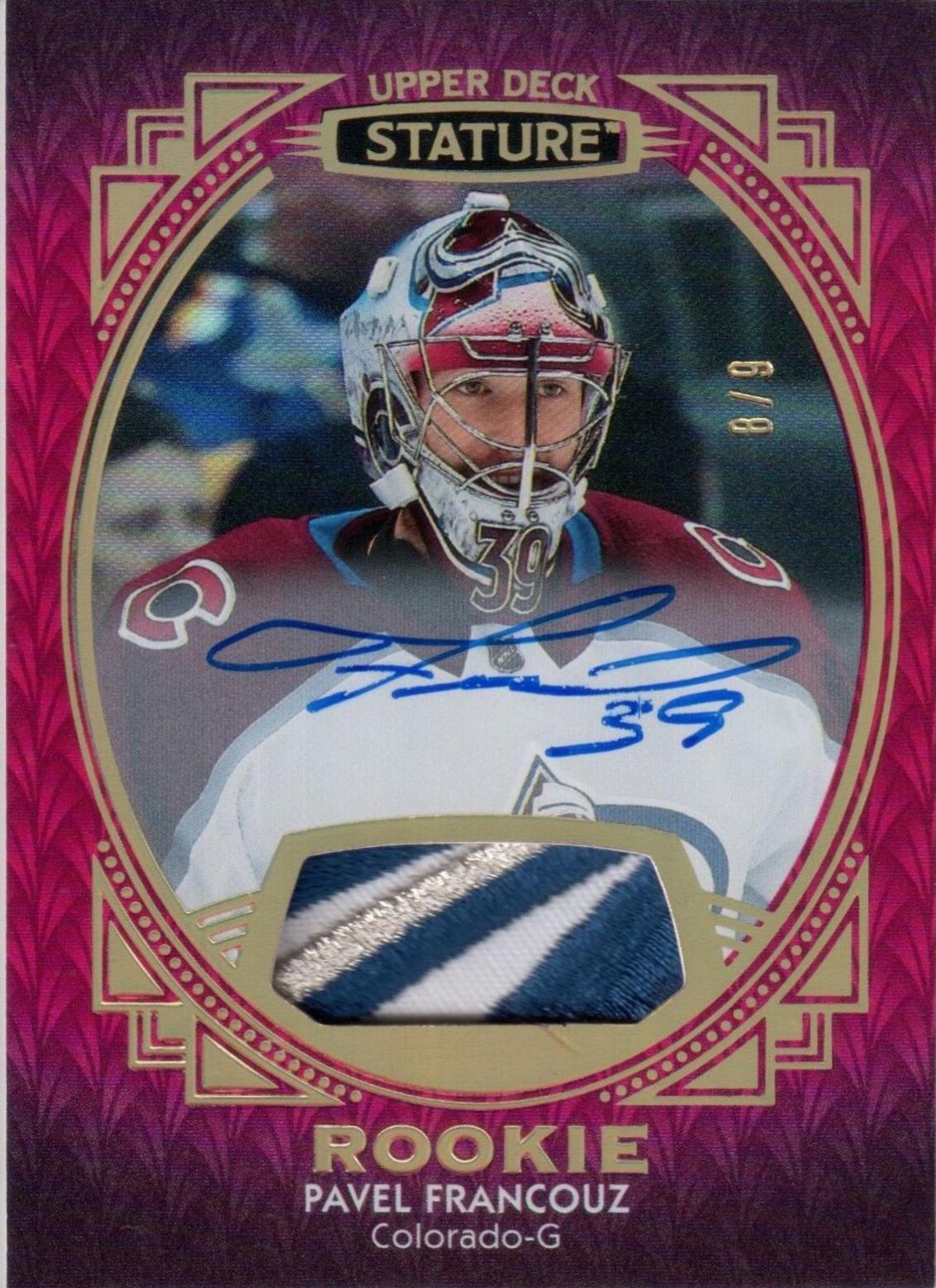 Pavel Francouz [Portrait Patch Red Autograph] #174