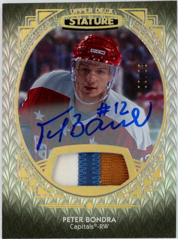Peter Bondra [Portrait Patch Autograph] #97