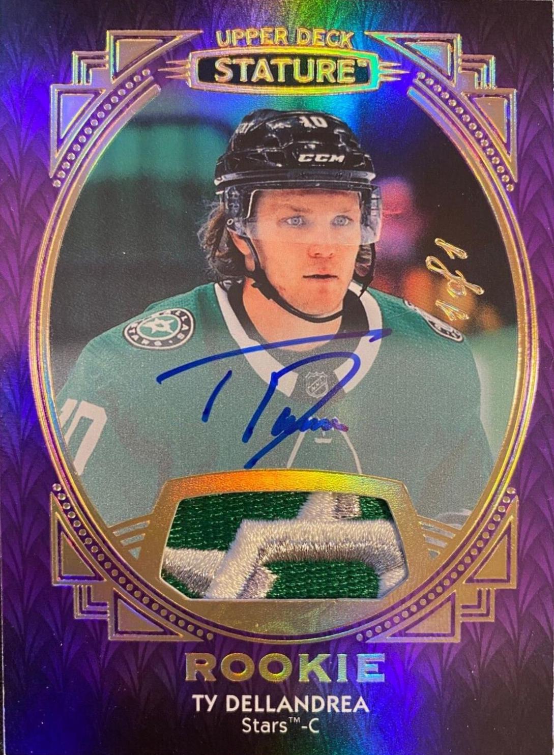 Ty Dellandrea [Portrait Patch Autograph] #180
