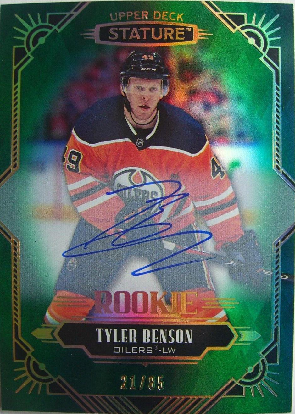 Tyler Benson [Green Autograph] #185
