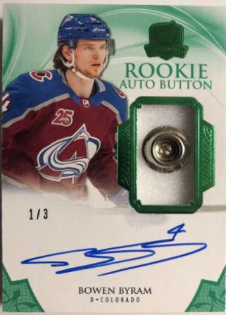 Bowen Byram [Green Autograph Button] #144