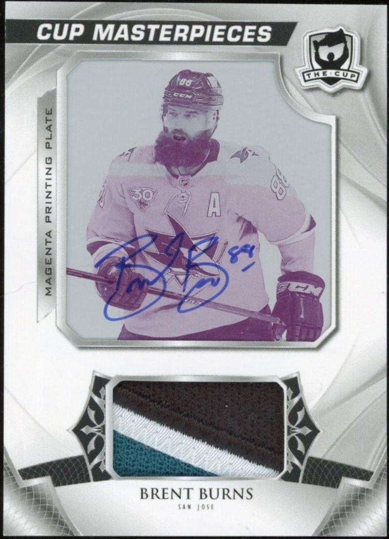 Brent Burns [Gold Autograph Patch] #7