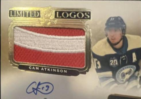 Cam Atkinson [Gold Autograph Patch] #87