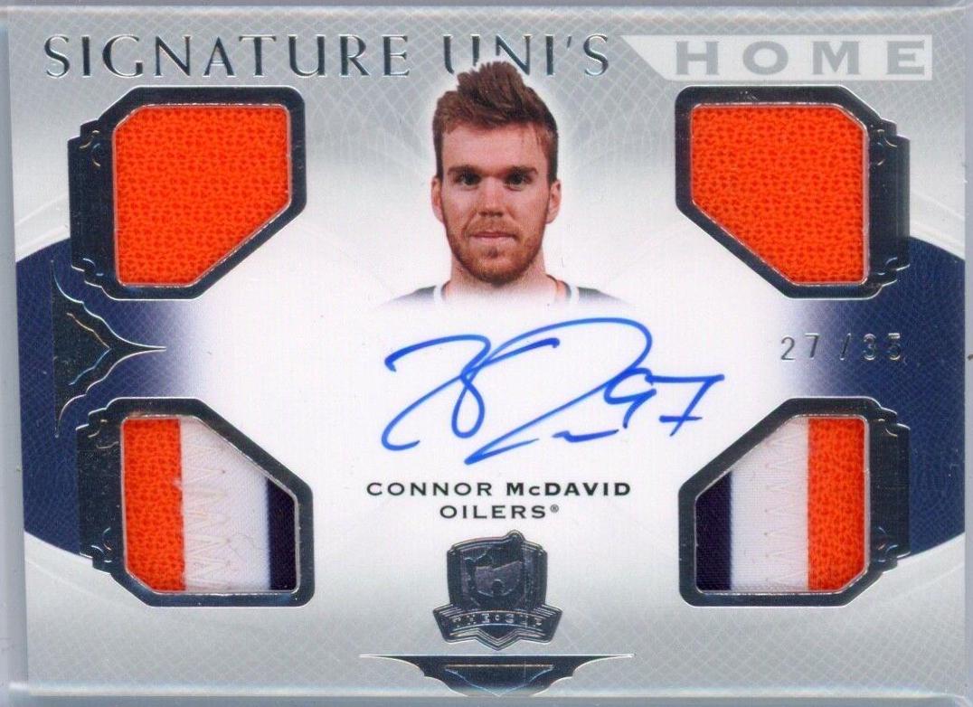Connor McDavid [Gold Autograph Patch] #1
