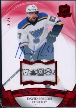 David Perron [Red Autograph Tag] #72