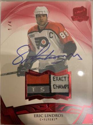 Eric Lindros [Red Autograph Tag] #2