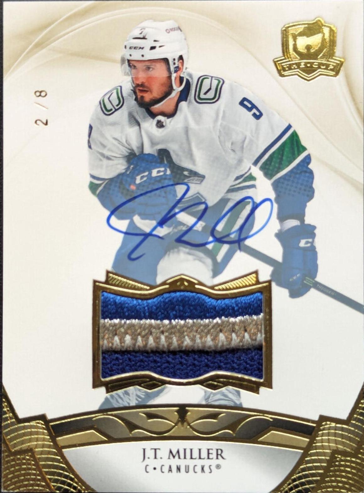 J. T. Miller [Gold Autograph Patch] #45