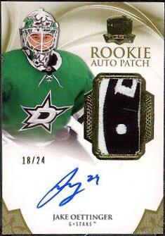 Jake Oettinger [Gold Autograph Patch] #137