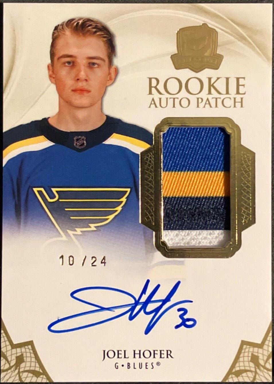 Joel Hofer [Gold Autograph Patch] #170