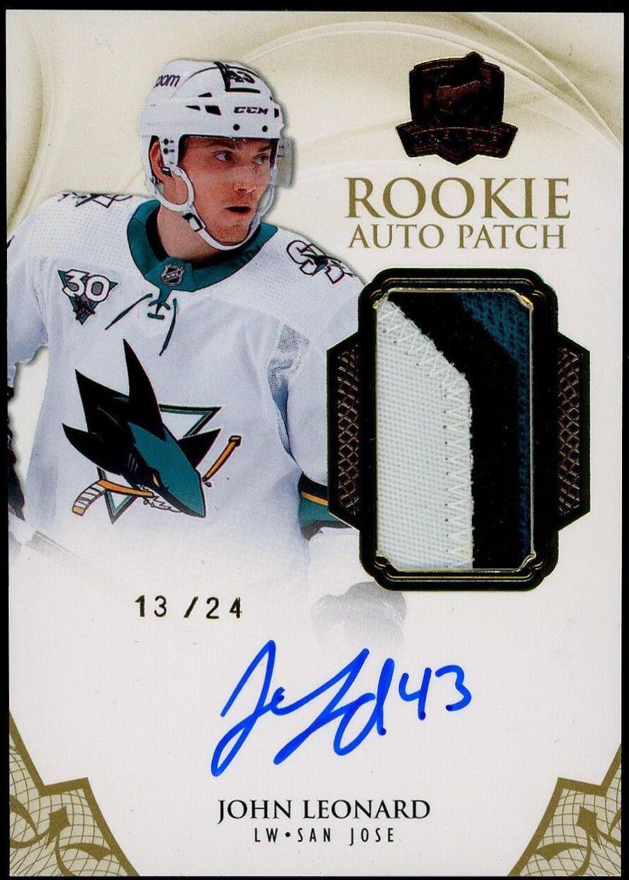 John Leonard [Gold Autograph Patch] #175