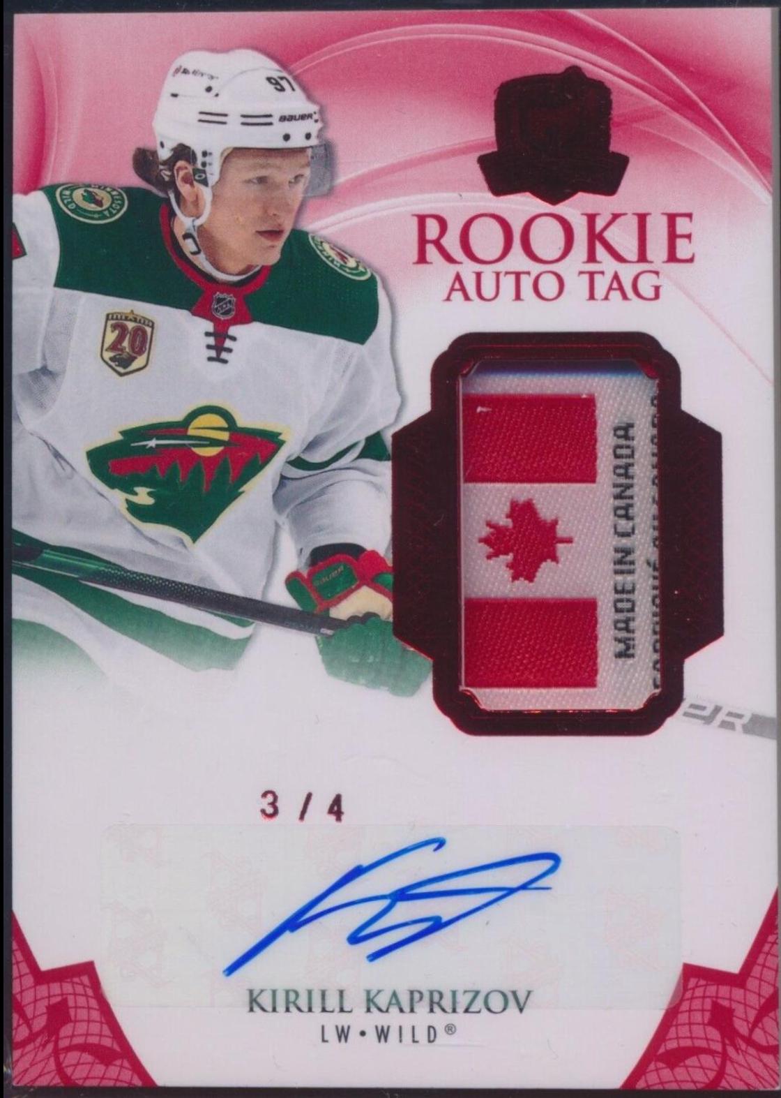 Kirill Kaprizov [Red Autograph Tag] #157