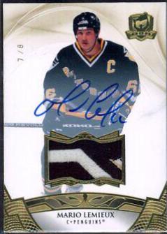Mario Lemieux [Gold Autograph Patch] #25