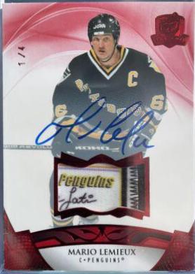 Mario Lemieux [Red Autograph Tag] #25