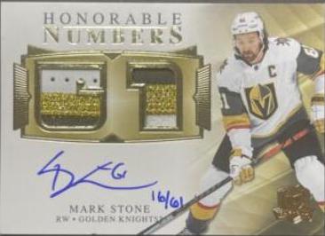 Mark Stone [Gold Autograph Patch] #77