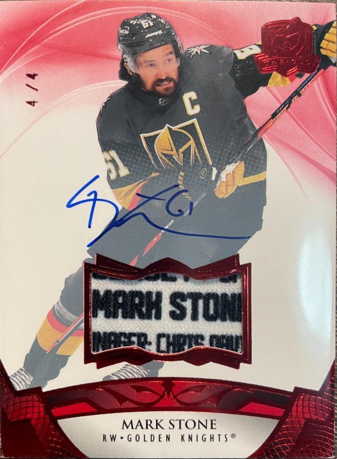 Mark Stone [Red Autograph Tag] #77