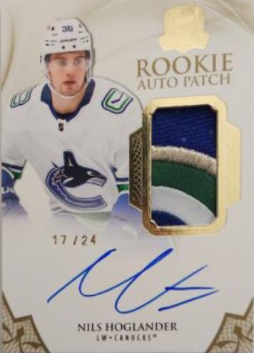 Nils Hoglander [Gold Autograph Patch] #159