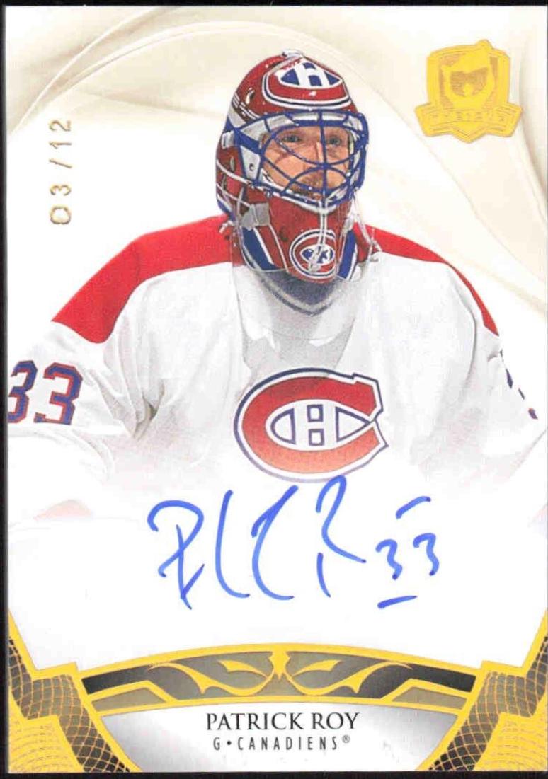 Patrick Roy [Gold Spectrum Autograph] #50