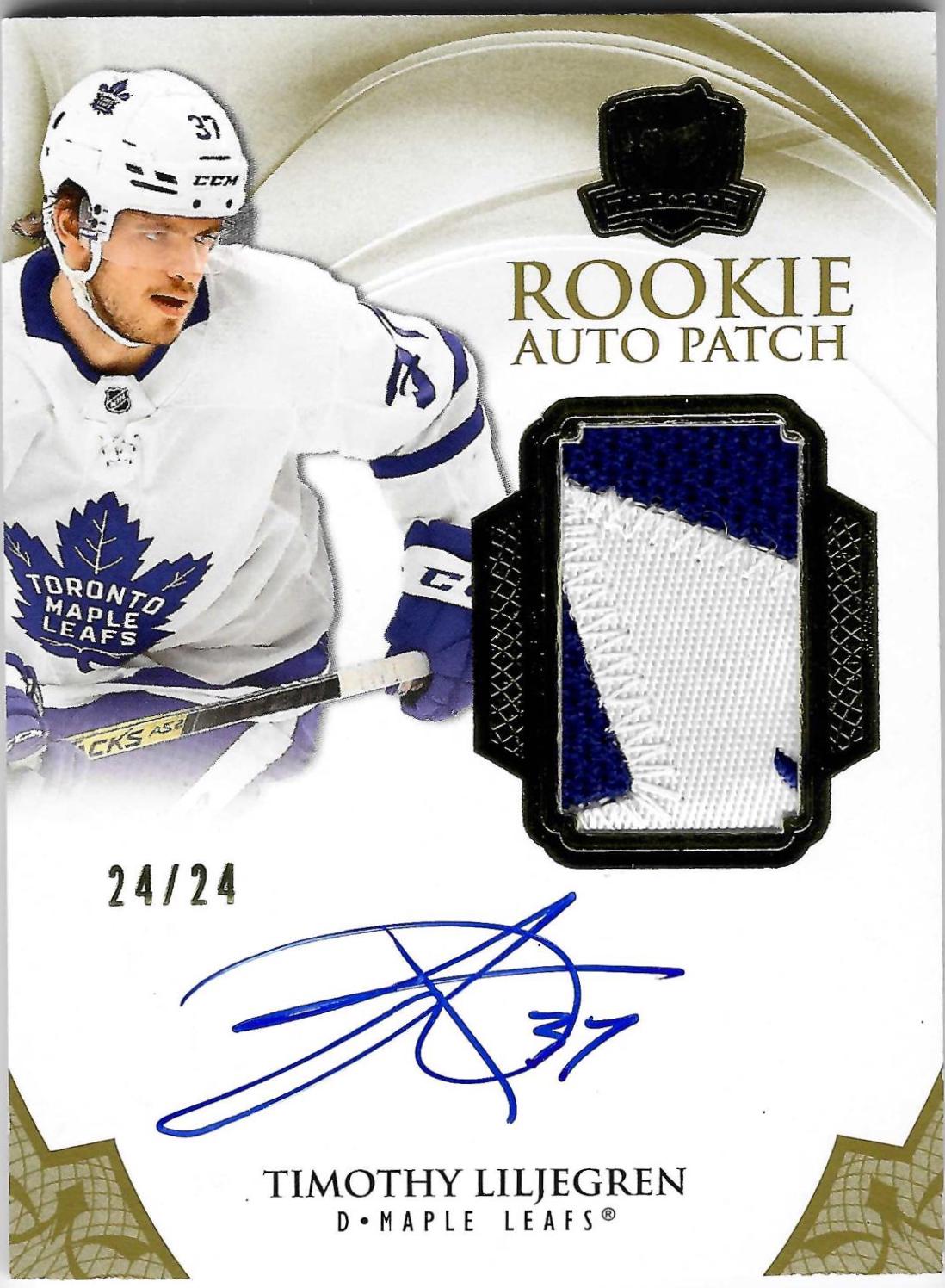 Timothy Liljegren [Gold Autograph Patch] #106