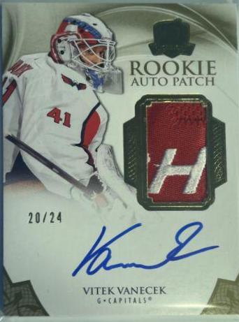 Vitek Vanecek [Gold Autograph Patch] #143