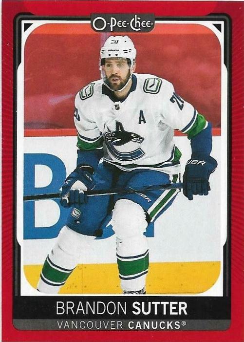 Brandon Sutter [Red Border] #296