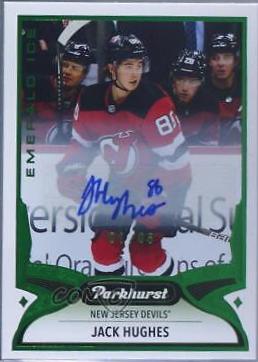 Jack Hughes [Emerald Ice Autograph] #232