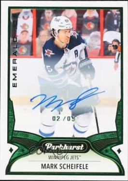 Mark Scheifele [Emerald Ice Autograph] #258