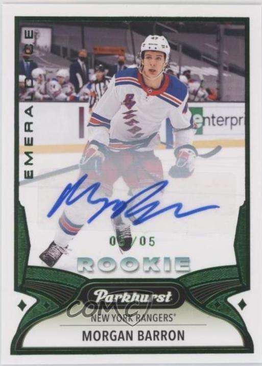 Morgan Barron [Emerald Ice Autograph] #322
