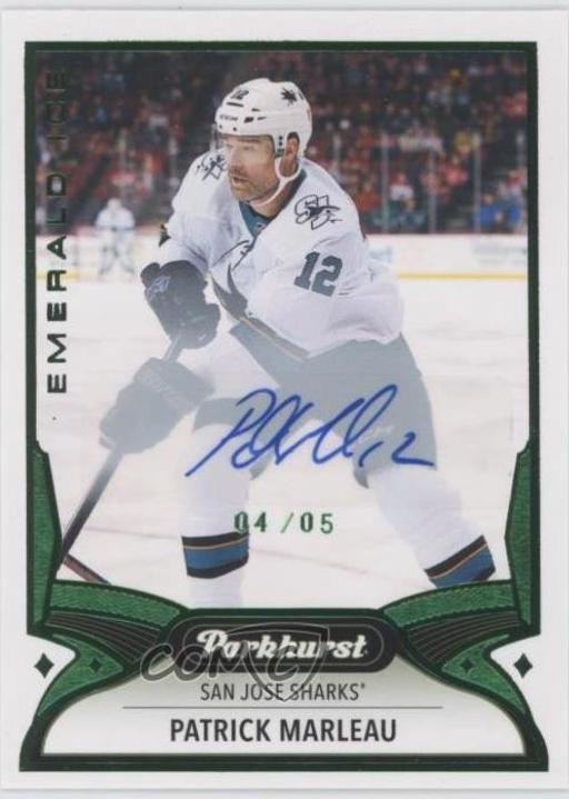 Patrick Marleau [Emerald Ice Autograph] #250