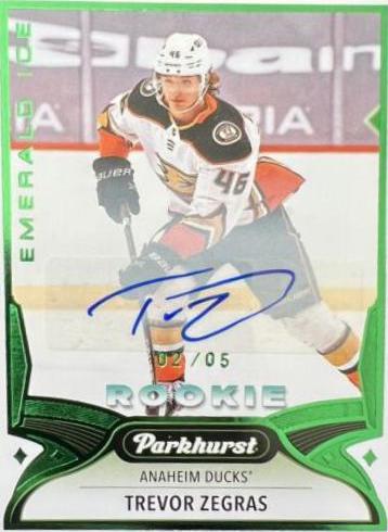 Trevor Zegras [Emerald Ice Autograph] #328