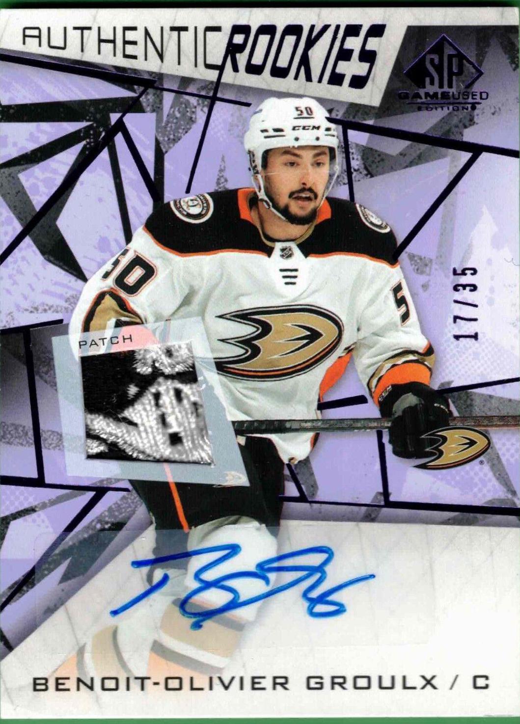 Benoit Olivier Groulx [Gold Autograph Jersey] #191