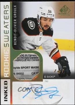 Benoit Olivier Groulx [Green Autograph Tag] #191