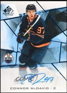 Connor McDavid [Blue Autograph] #1