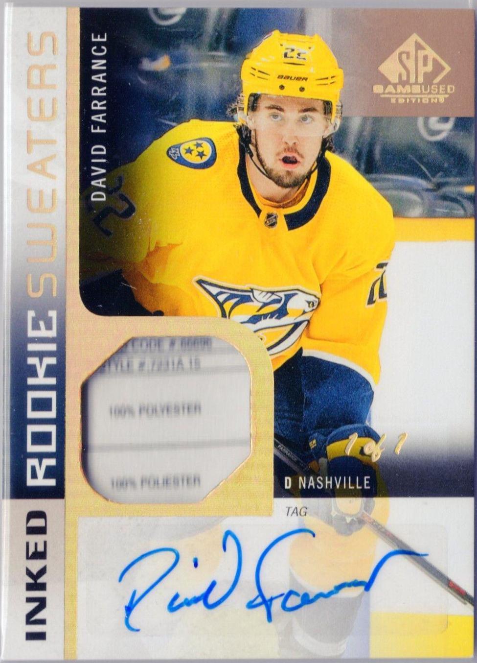 David Farrance [Green Autograph Tag] #142