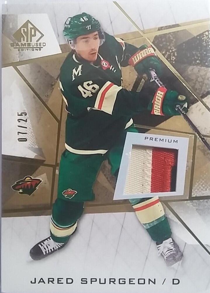 Jared Spurgeon [Gold Premium Memorabilia] #31