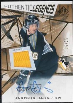Jaromir Jagr [Gold Autograph Jersey] #103