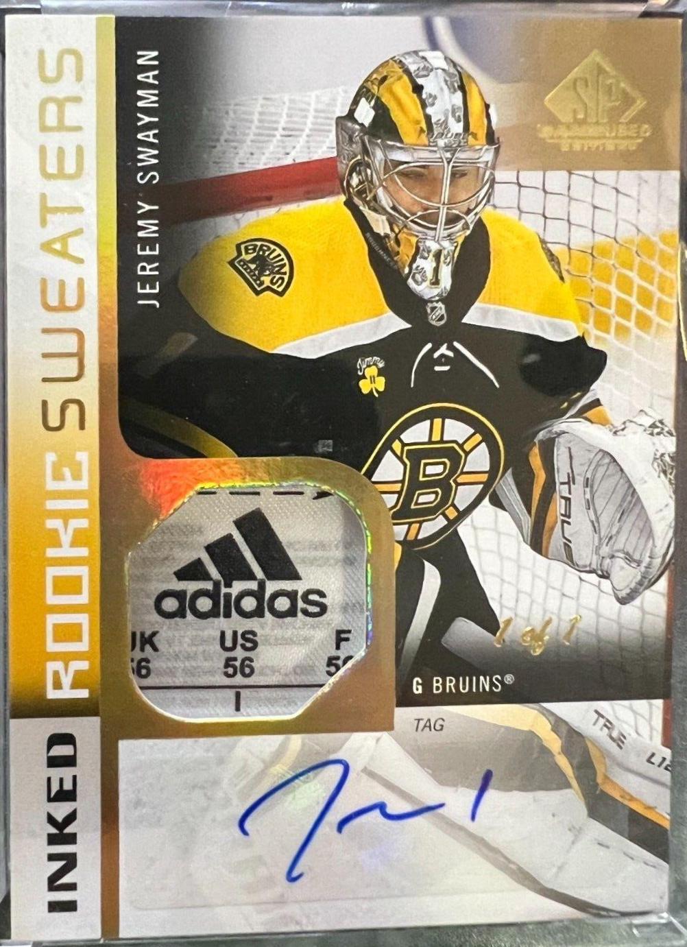 Jeremy Swayman [Green Autograph Tag] #125