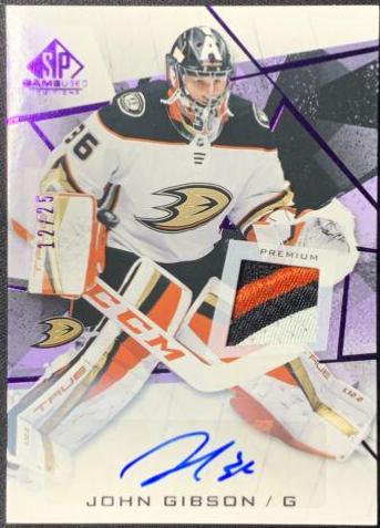 John Gibson [Purple Autograph Premium Memorabilia] #62