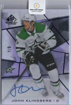 John Klingberg [Purple Fragment Autograph] #53
