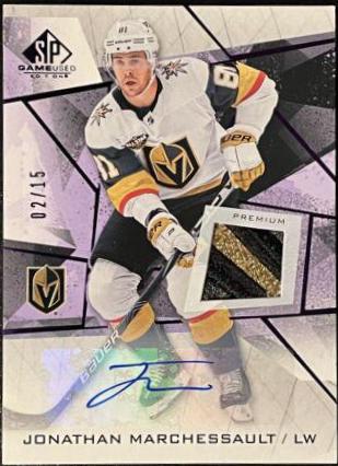 Jonathan Marchessault [Purple Autograph Premium Memorabilia] #56