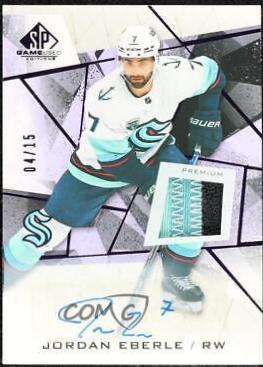 Jordan Eberle [Purple Autograph Premium Memorabilia] #93