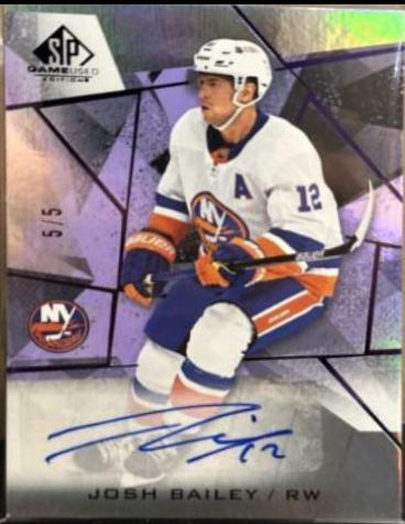 Josh Bailey [Purple Fragment Autograph] #70