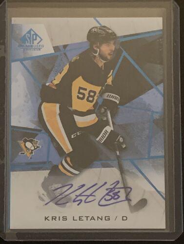 Kris Letang [Blue Autograph] #20