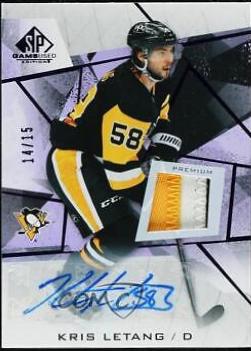 Kris Letang [Purple Autograph Premium Memorabilia] #20