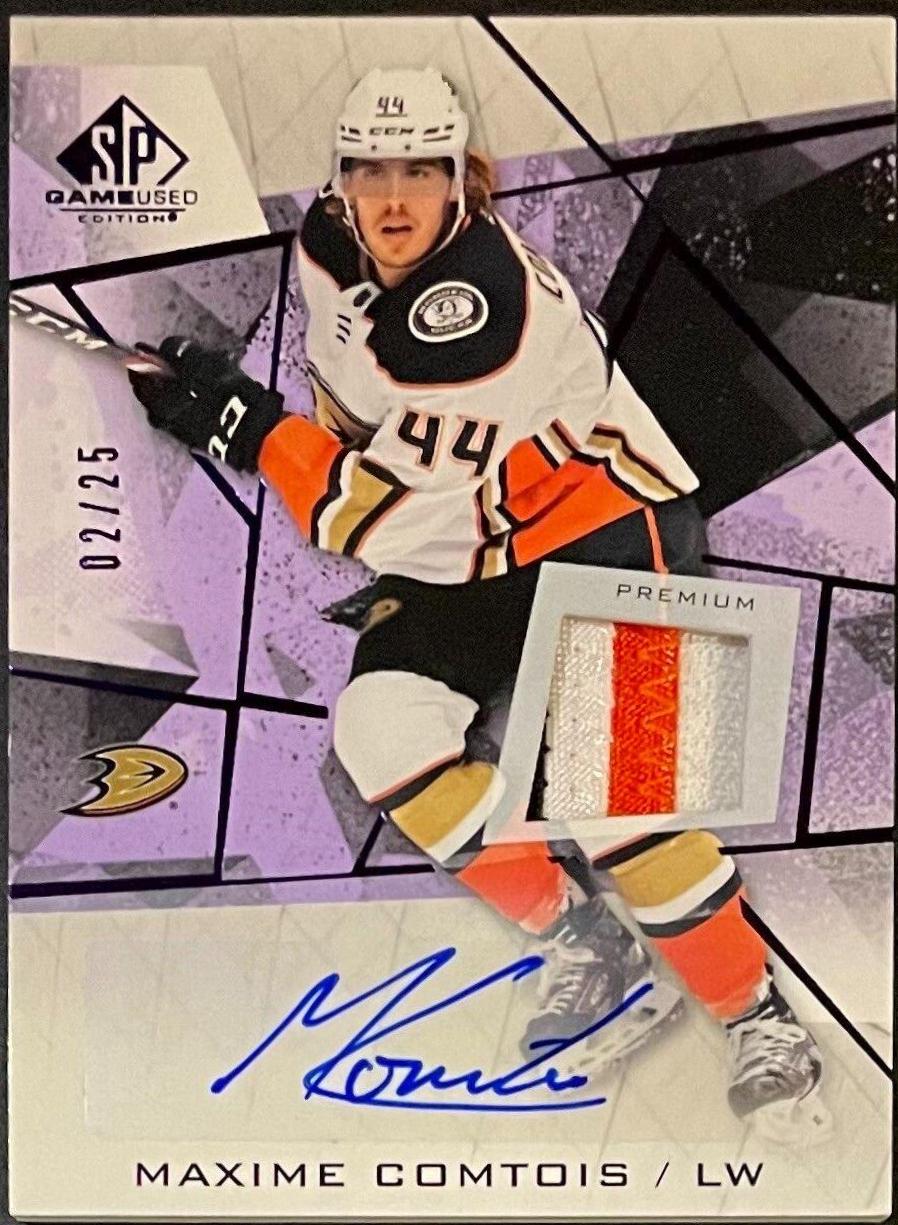 Maxime Comtois [Purple Autograph Premium Memorabilia] #32
