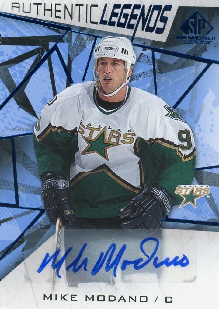 Mike Modano [Blue Autograph] #115