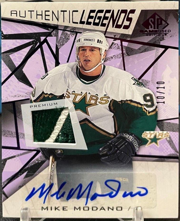 Mike Modano [Purple Autograph Premium Memorabilia] #115