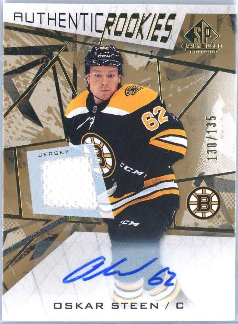 Oskar Steen [Gold Autograph Jersey] #141