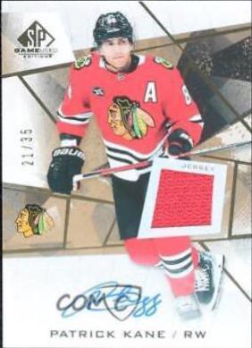 Patrick Kane [Gold Autograph Jersey] #4