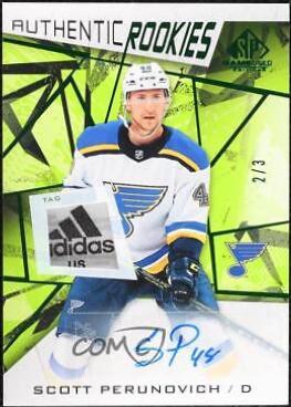 Scott Perunovich [Green Autograph Tag] #139