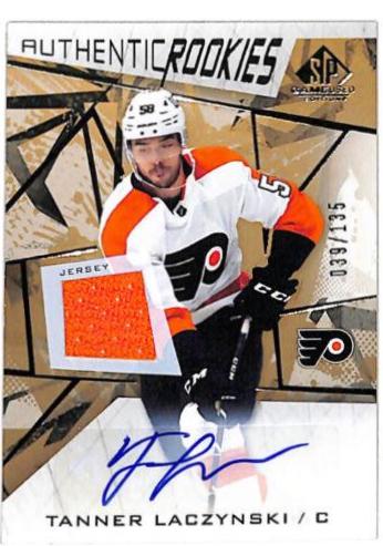 Tanner Laczynski [Gold Autograph Jersey] #151